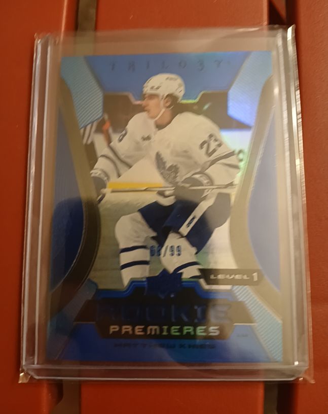 2023 Upper Deck Trilogy Rookie Premieres Level 1 Matthews X Miro — front