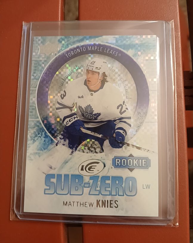 2023-24 Upper Deck Ice Sub-Zero #SZ-23 Matthew Knies — front
