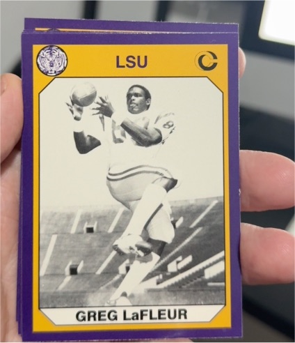 1990 Collegiate Collection LSU Tigers #unknown Greg LaFleur — front