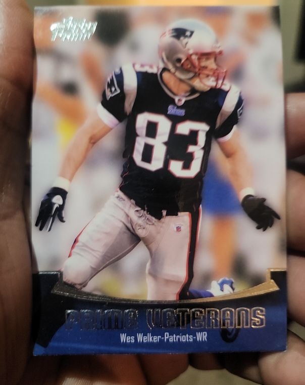 2011 Topps Prime Veterans #PV-WW Wes Welker — front