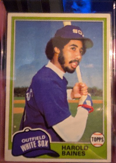 1981 Topps #347 Harold Baines — front