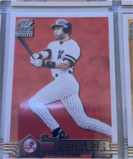 2000 Pacific Paramount Update #62U Derek Jeter — front