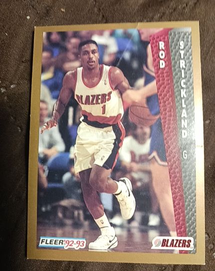 1992-93 Fleer #420 Rod Strickland — front