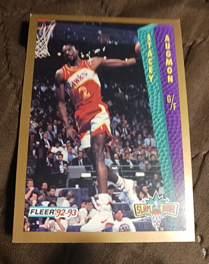 1992-93 Fleer #295 Stacey Augmon — front