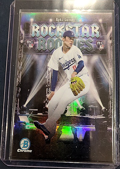 2025 Bowman Chrome #RR-20 Roki Sasaki Rockstar Rookies — front