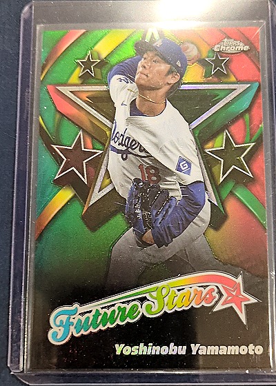 2025 Topps Chrome Future Stars #FS-6 Yoshinobu Yamamoto — front
