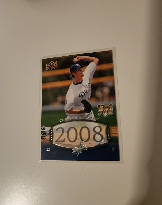2008 Upper Deck Timeline #304 Clayton Kershaw Rookie Card — front