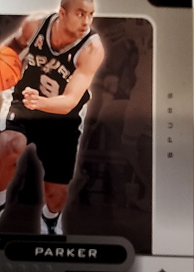 2002 Upper Deck LEGO Sports #8 Tony Parker — front