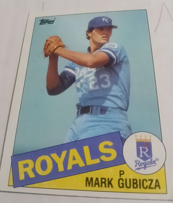 1985 Topps #127 Mark Gubicza — front