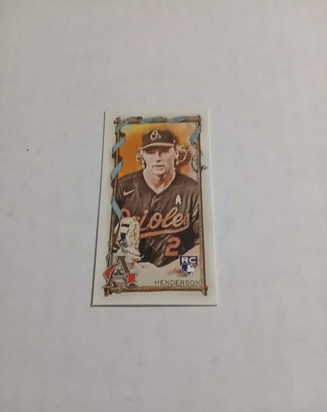 2023 Topps Allen & Ginter #72 Gunnar Henderson Mini — front