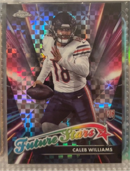 2024 Topps Chrome #FS-1 Caleb Williams Future Stars — front