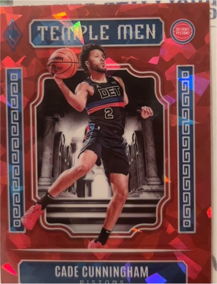 2023-24 Panini Phoenix #9 Cade Cunningham Temple Men — front