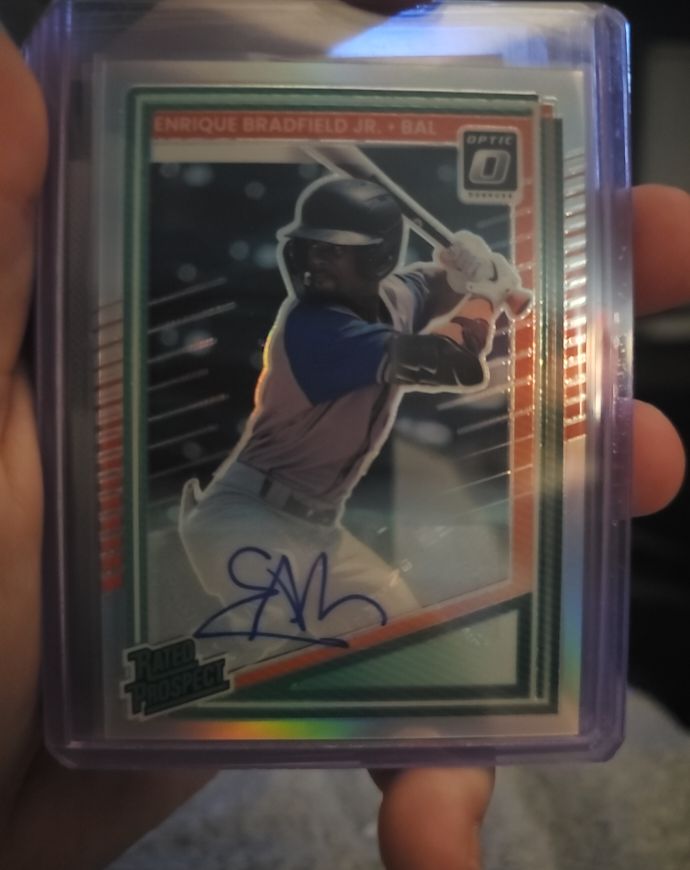 2025 Donruss Optic #142 Enrique Bradfield Jr. — front