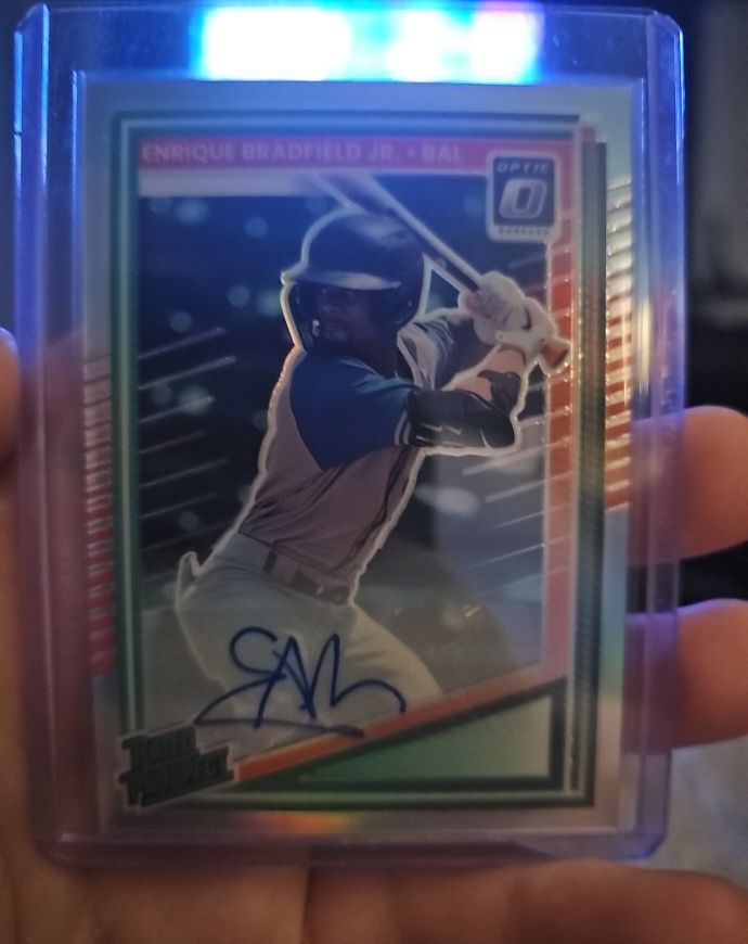 2025 Donruss Optic #142 Enrique Bradfield Jr. — front