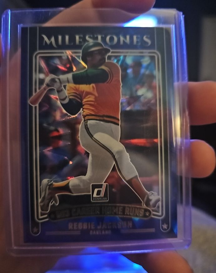 2025 Donruss #16 Reggie Jackson Milestones — front