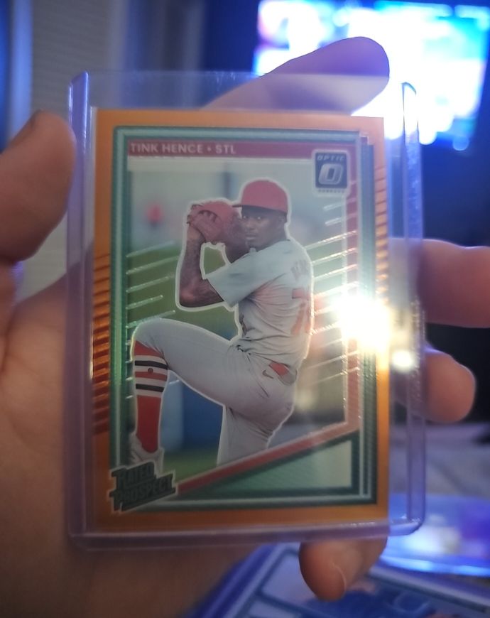 2025 Panini Donruss Optic #166 Tink Hence Rated Prospect — front