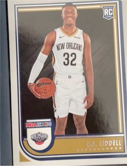 2022-23 Panini Hoops #266 E.J. Liddell Rookie — front
