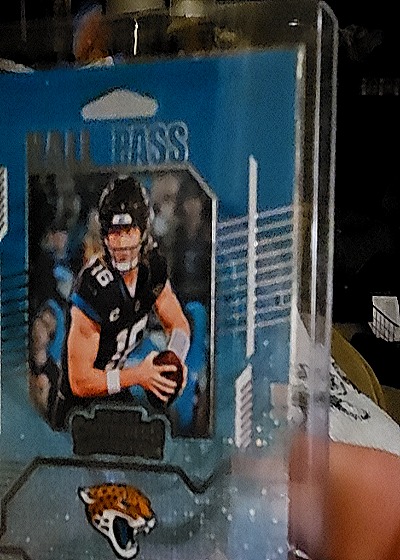 2024 Panini Contenders Football #2 Trevor Lawrence Hall Pass Sparkle Dots — front