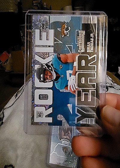 2024 Panini Contenders #15 Brian Thomas Jr. Rookie of the Year — front