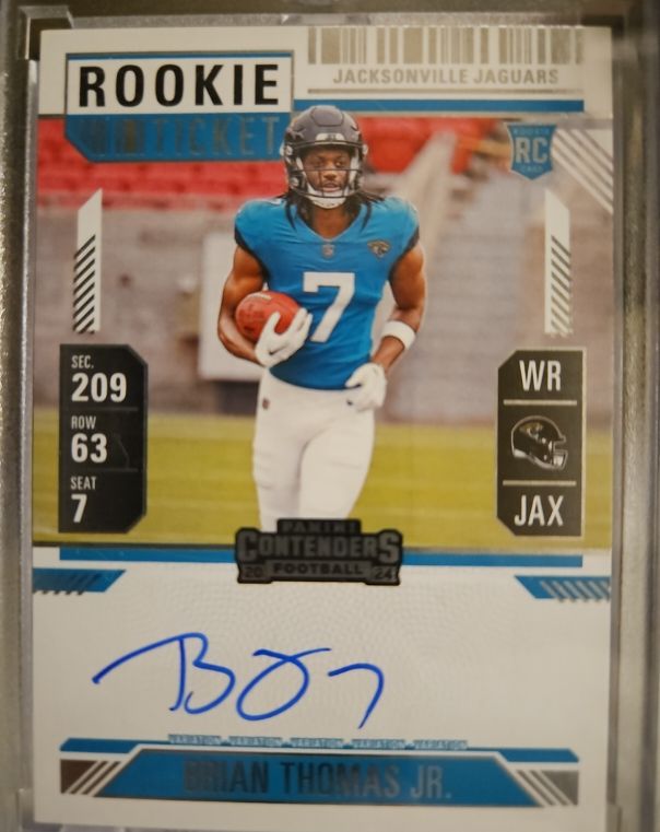 2024 Panini Contenders #115 Brian Thomas Jr. — front