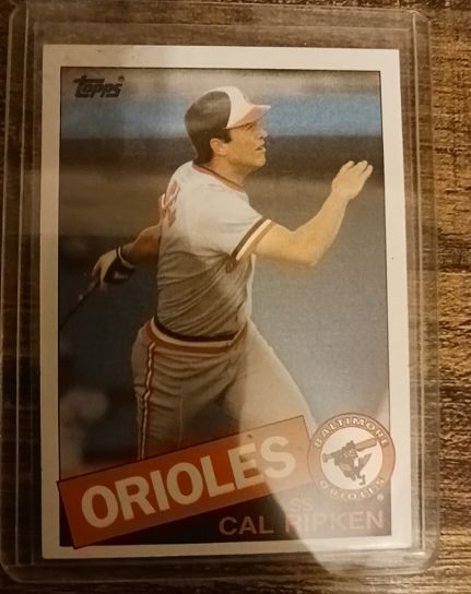 1985 Topps #30 Cal Ripken Jr. — front