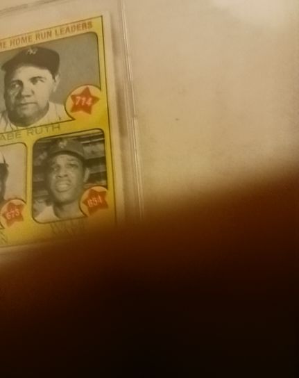 1973 Topps #1 Home Run Leaders Hank Aaron — front