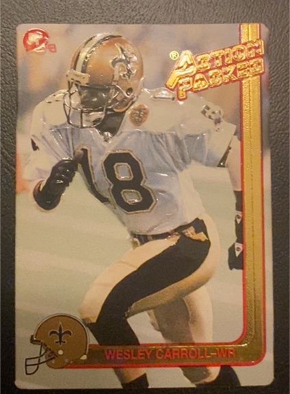 1991 Action Packed #22 Wesley Carroll — front