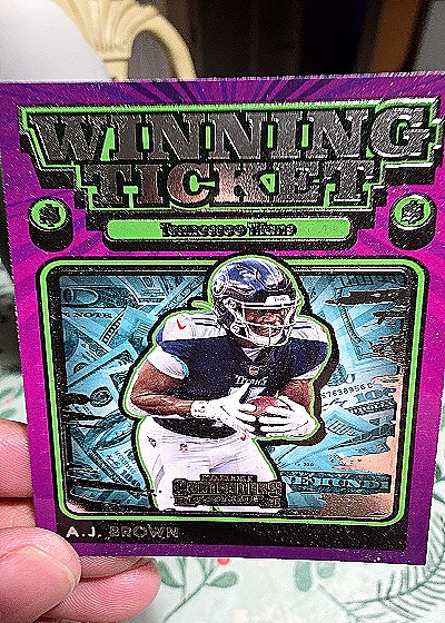 2021 Panini Contenders Winning Ticket #WT-ABR A.J. Brown — front