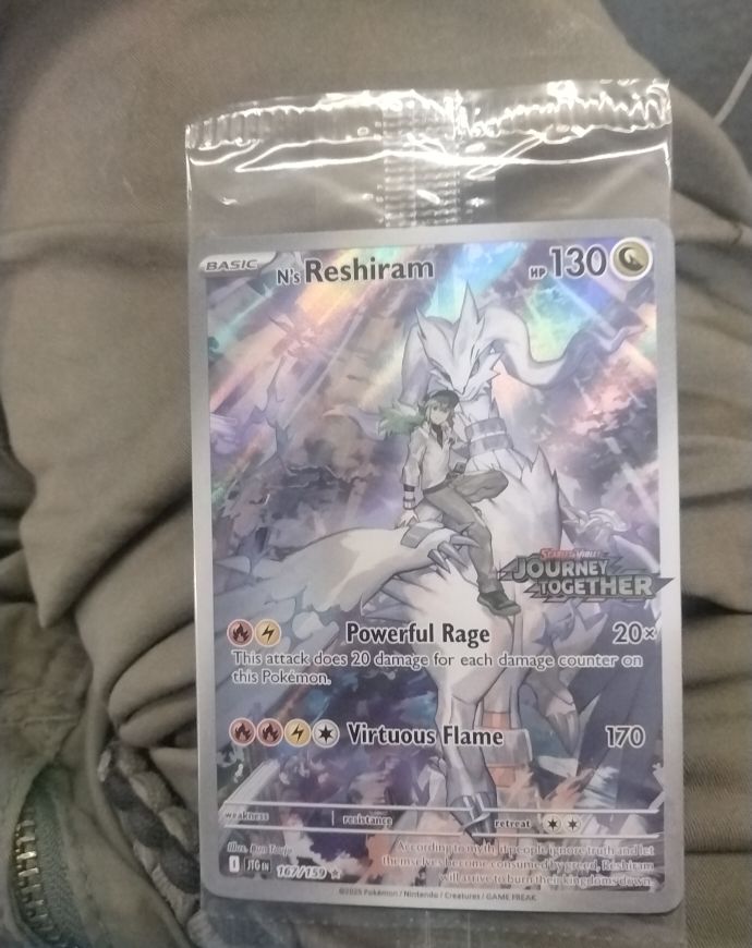 2023 Pokémon Journey Together #167 N's Reshiram — front