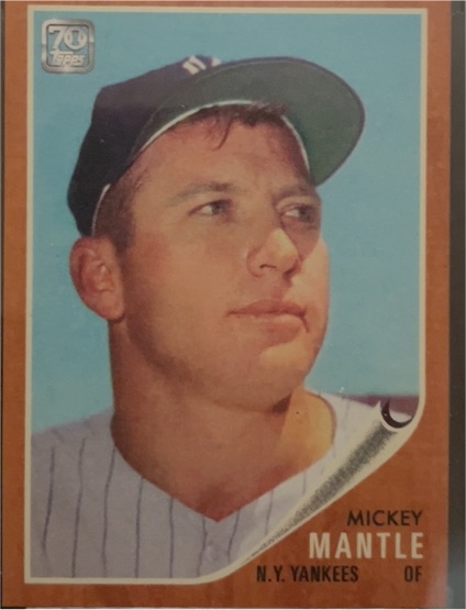 1962 Topps #200 Mickey Mantle — front