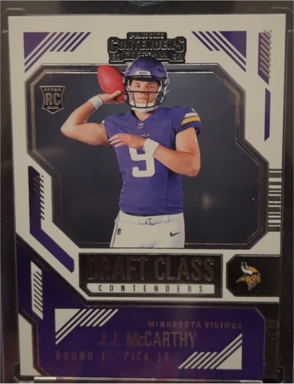 2024 Panini Contenders Draft Class #8 J.J. McCarthy — front