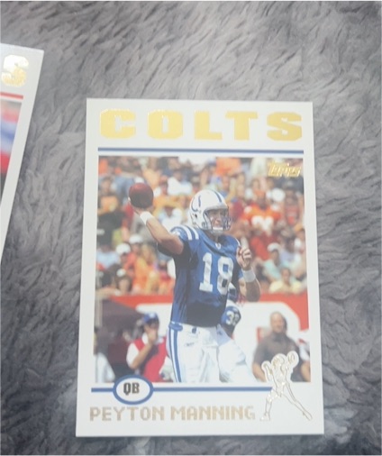 2004 Topps #1 Peyton Manning — front