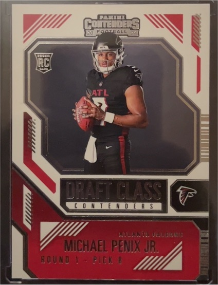 2024 Panini Contenders Draft Class #9 Michael Penix Jr. — front