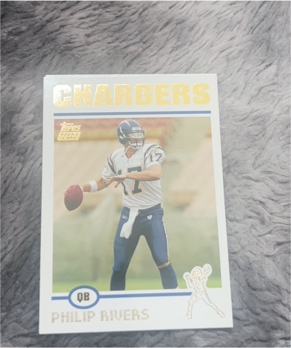 2004 Topps #375 Philip Rivers Rookie Card — front