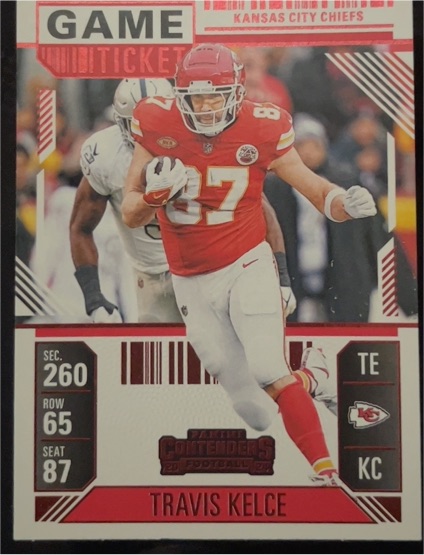 2024 Panini Contenders #48 Travis Kelce — front