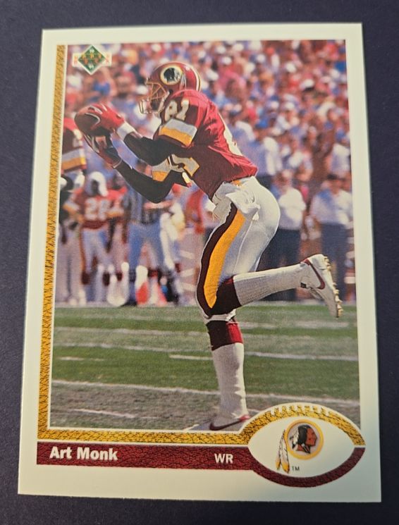 1991 Upper Deck #123 Art Monk — front