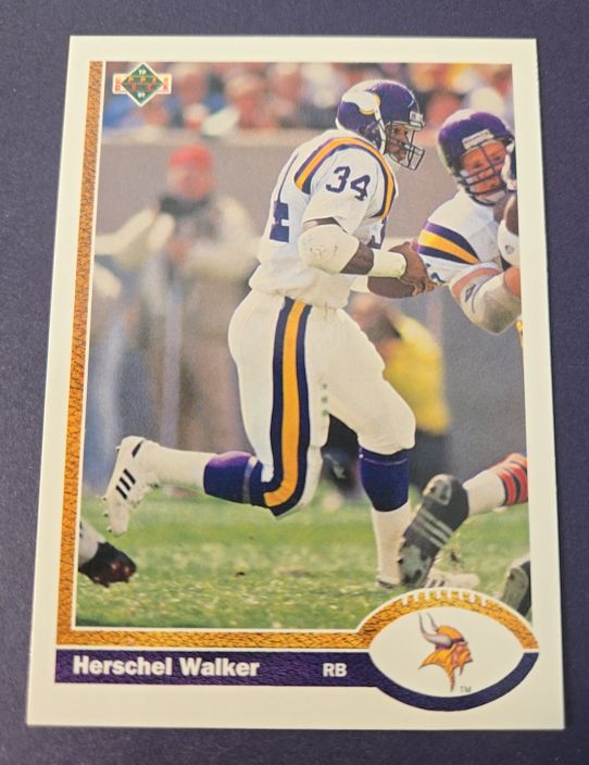 1991 Upper Deck #346 Herschel Walker — front