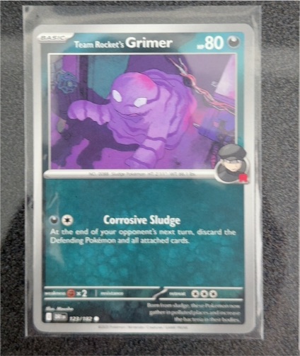 2025 Pokémon TCG Destined Rivals #123 Team Rocket's Grimer — front