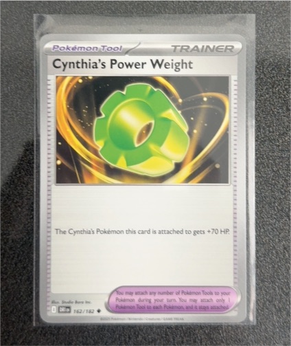 2025 Pokémon Scarlet & Violet Destined Rivals #162 Cynthia's Power Weight — front