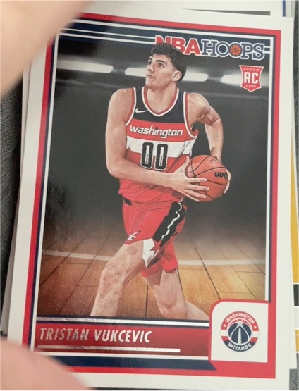 2023-24 Panini Hoops #254 Tristan Vukcevic — front