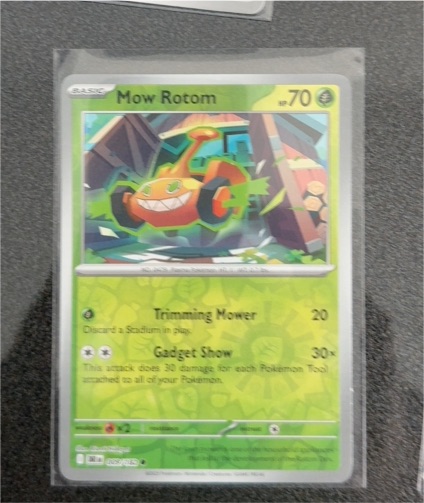 2025 Pokémon Destined Rivals #009 Mow Rotom — front