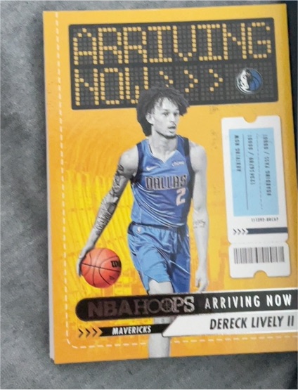 2023-24 Panini NBA Hoops Arriving Now #19 Dereck Lively II — front
