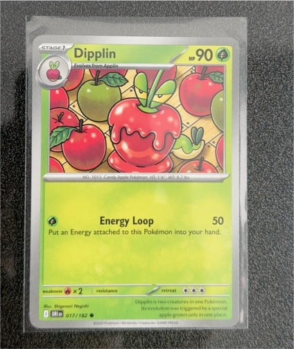 2025 Pokémon Destined Rivals #017 Dipplin — front