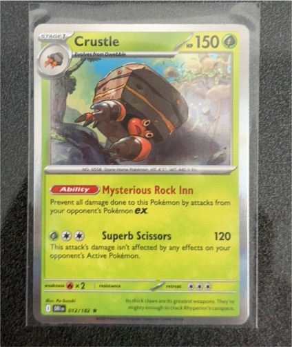 2025 Pokémon Destined Rivals #012 Crustle — front