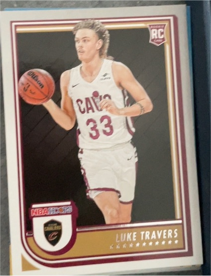2022-23 Panini NBA Hoops #272 Luke Travers — front