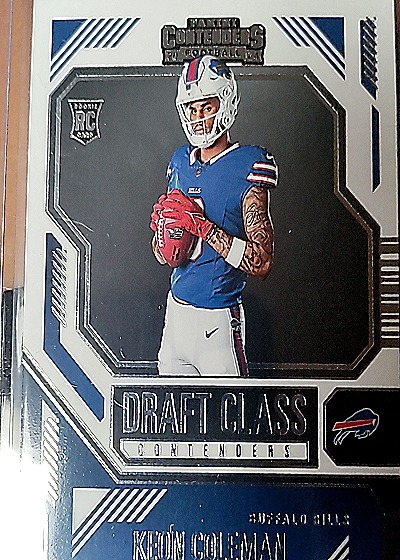 2024 Panini Contenders #17 Keon Coleman Draft Class Contenders — front