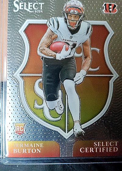 2024 Panini Select Certified #19 Jermaine Burton — front