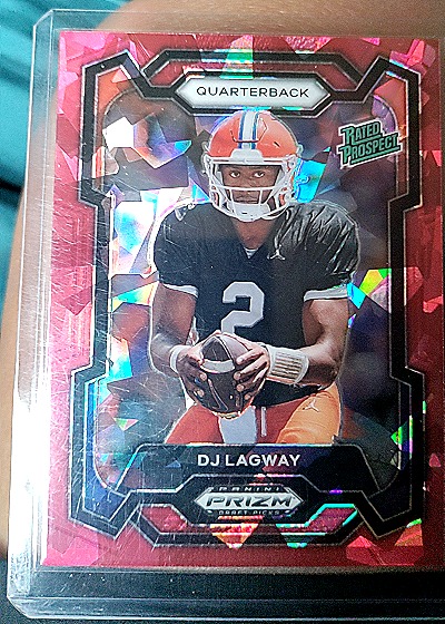2024 Panini Prizm Draft Picks #182 DJ Lagway Rated Prospect — front
