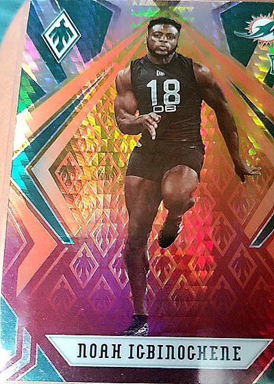 2020 Panini Phoenix Fire Burst #154 Noah Igbinoghene — front