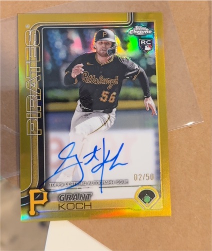 2025 Topps Chrome #RA-GKO Grant Koch — front